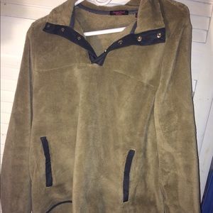 Soft Collared Pull Over Sweatshirt